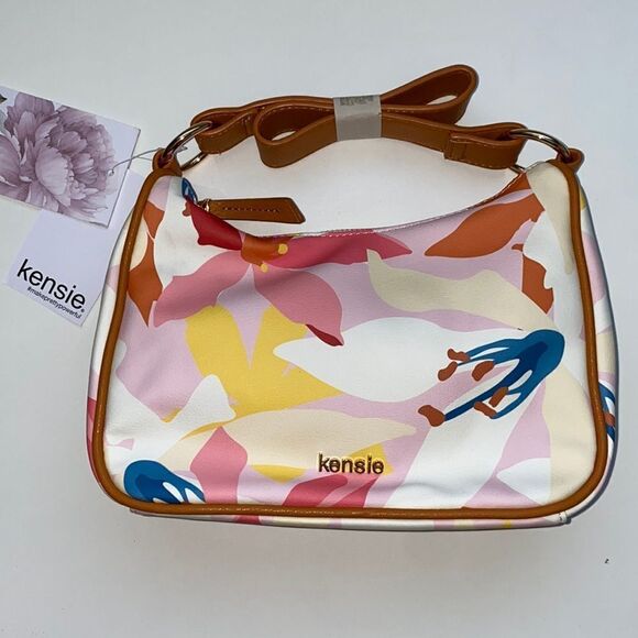 Kensie floral baguette bag New handbag - Picture 1 of 8